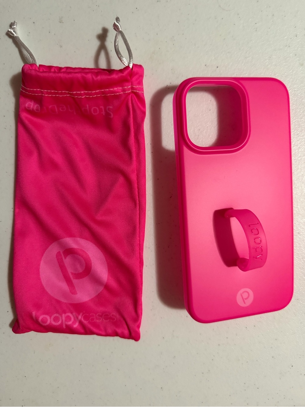 Loopy Case neon pink matte
